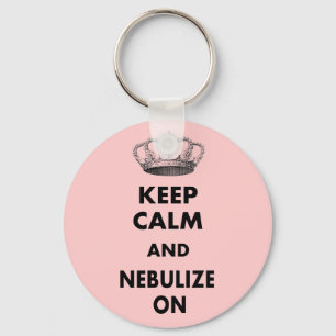Respiratory Therapy Gifts "Keep Calm and..." Keychain