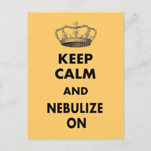 Respiratory Therapy Gifts "Keep Calm and..." Postcard