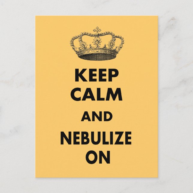 Respiratory Therapy Gifts "Keep Calm and..." Postcard (Front)