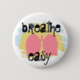 Respiratory Therapy Lungs Breathe Easy Button RT