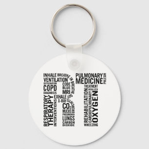 Respiratory Therapy RT Keychain
