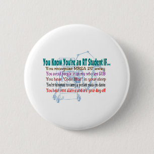 Respiratory Therapy Student 2 Inch Round Button