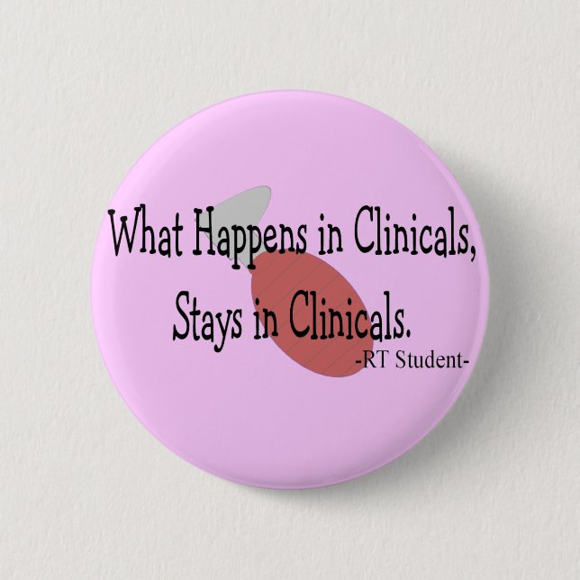 Respiratory Therapy Student  Gifts 2 Inch Round Button (Front)