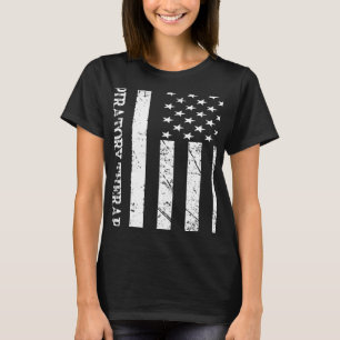 Respiratory Therapy USA Flag Pulmonologist Therapi T-Shirt