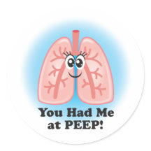 Respiratory Therapy "You Had Me at PEEP" Stickers