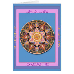 Respirer en carte de gratitude