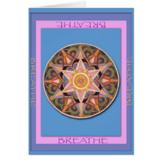 Respirer en carte de gratitude