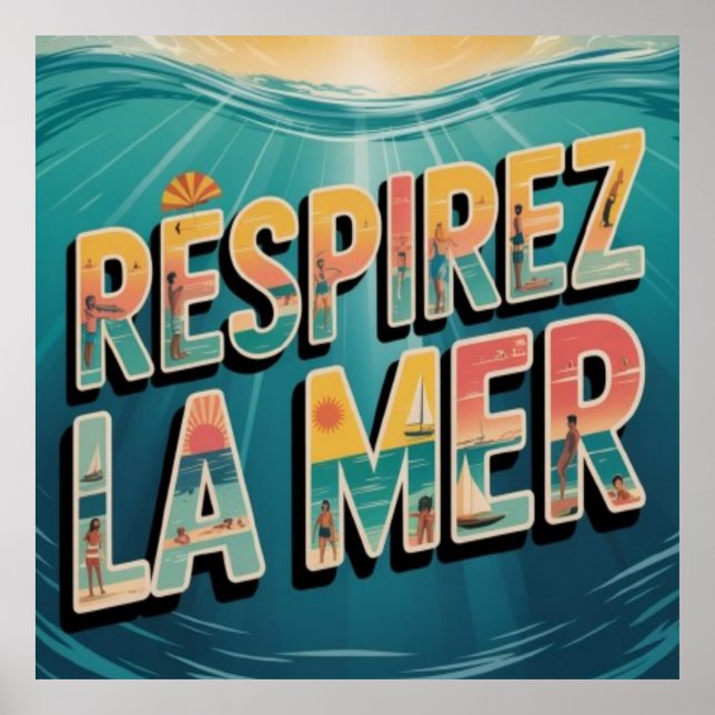 Respirer la Mer Poster (Front)