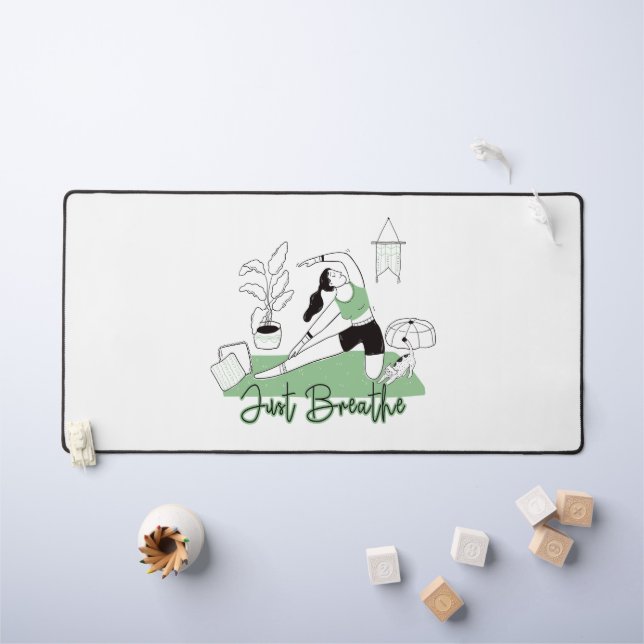 Respirer la pochette de méditation Yoga (Tableau pour enfants)