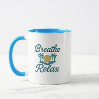Respirer Relax Palm Sunset Mug