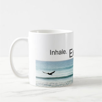 Respirez et détendez la tasse de café