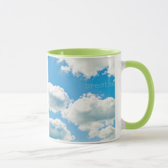 Respirez juste ..... détendent dans la tasse de (Droite)