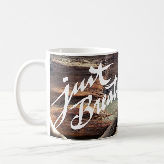 Respirez juste - la tasse de plage (Gauche)