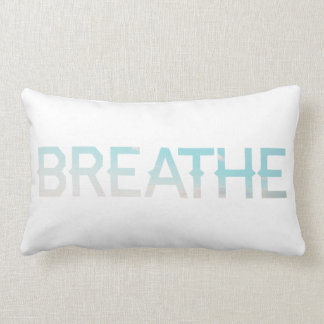 Respirez le coussin lombaire d'inspiration de mot