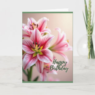 Resplendent Bloom Birthday Card