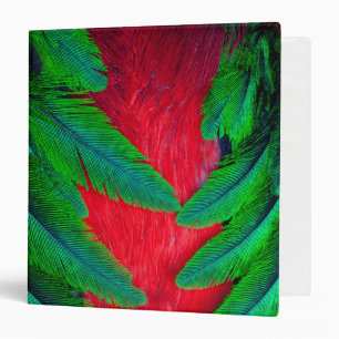 Resplendent Quetzal feather design Binder