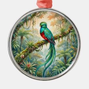 Resplendent Quetzal Metal Ornament