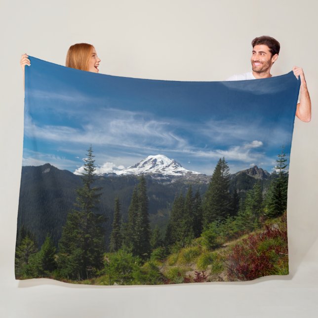 Resplendent Rainier Fleece Blanket (In Situ)