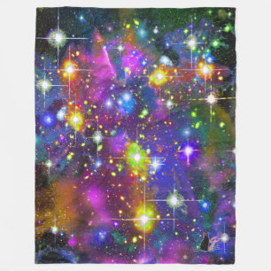 Resplendent Star Field Fleece Blanket