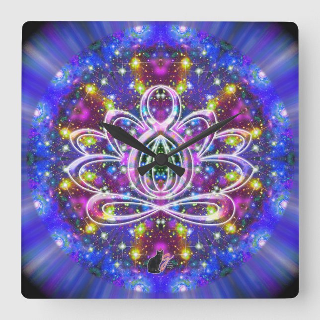 Resplendent Zen Lotus Clock (Front)