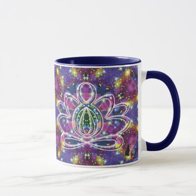 Resplendent Zen Lotus Mug (Right)