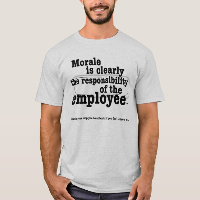 Responsabilité de T-shirt de moral (Devant)