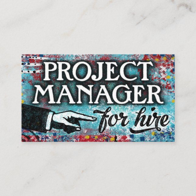 Responsable De Projet Pour L'Embauche De Cartes de (Devant)