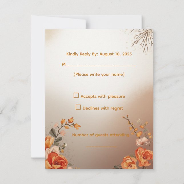 Response Card (Front)