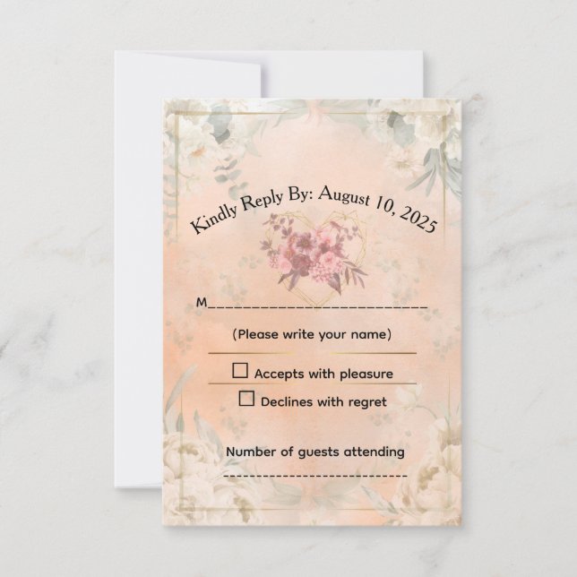 Response Card (Front)