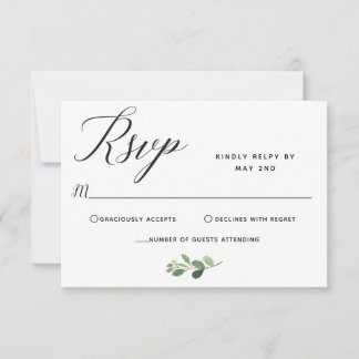 Response Card  Wedding