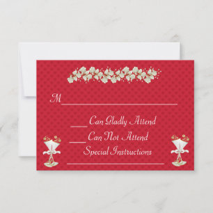 Response HOLIDAY WEDDING W/ Matching Invitations