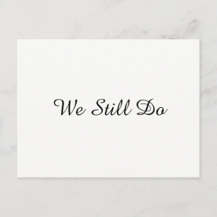 Response Post Card