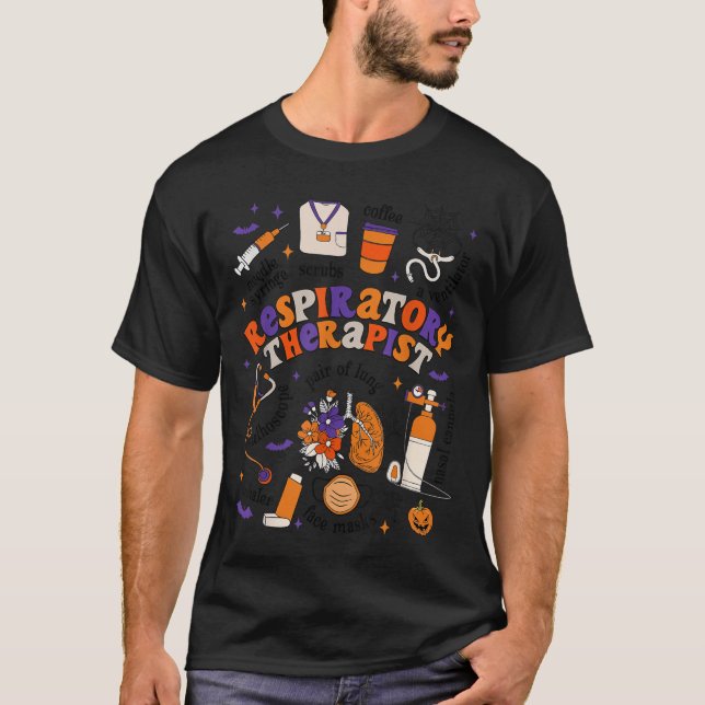 Resratory Therast Shirt Halloween Resratory Theras (Front)