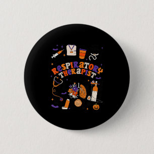 Resratory Therast Shirt Halloween Resratory Theras 2 Inch Round Button