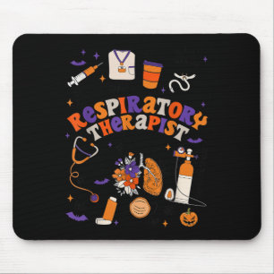 Resratory Therast Shirt Halloween Resratory Theras Mouse Pad
