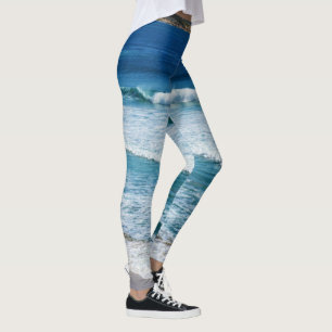 Ressemblant À Beach Day Out, Mesdames Leggings