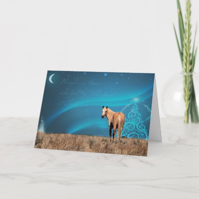 Ressentez la carte de Noël Spirit (Devant)
