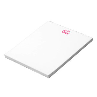 Ressentez le bloc-notes Love