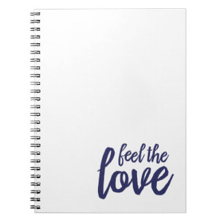 Ressentez le Carnet spiral de l'amour