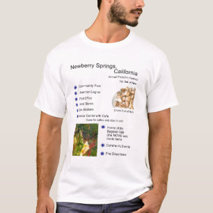 Ressorts de Newberry, T-shirt de la Californie