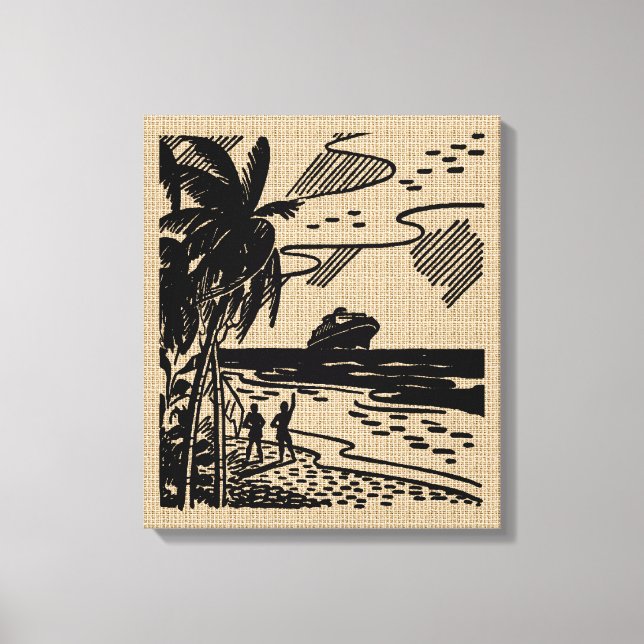 Ressource vintage Dessin sur toile (Recto)