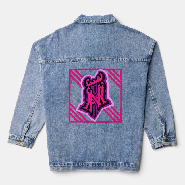 Rest and Relax RNR Crowned Denim Jacket (Back)