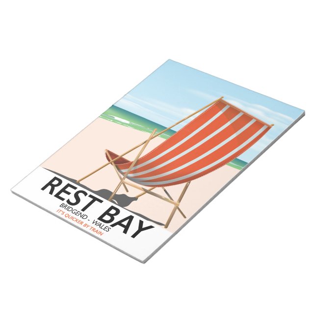Rest Bay Bridge End Wales Notepad (Angled)