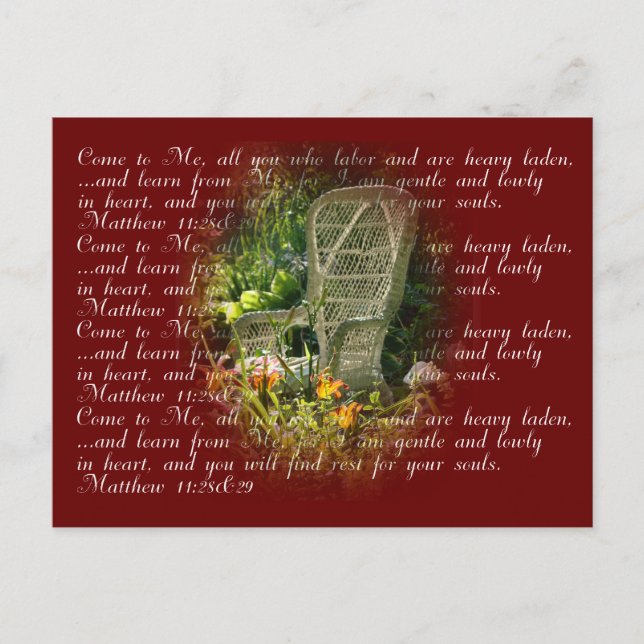 Rest for Your Souls... Postcard (Front)