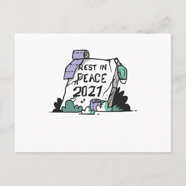 Rest in Peace 2021 Postcard (Front)