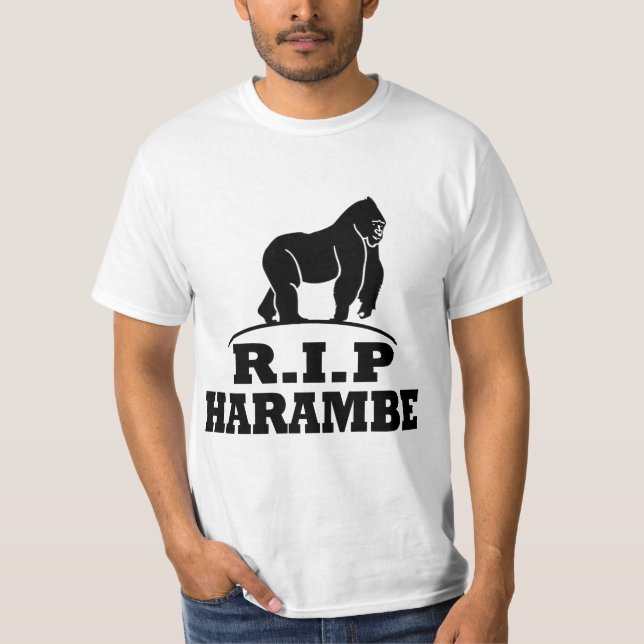REST IN PEACE HARAMBE T-Shirt (Front)