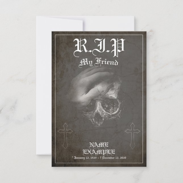 Rest in Peace my Friend - vintage (Front)