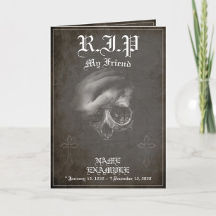 Rest in Peace my Friend - vintage Card