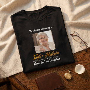 Rest in Peace T-Shirt Create Personalized Memorial