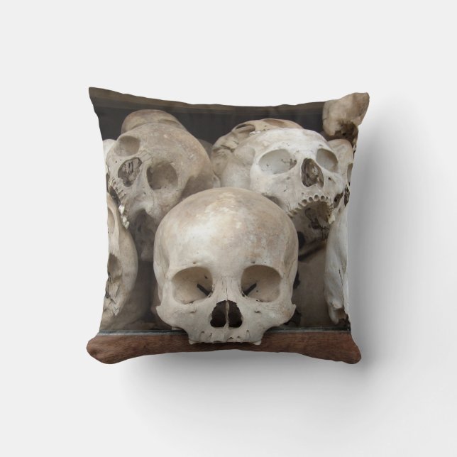 Rest In Peace Throw Pillow (Front)